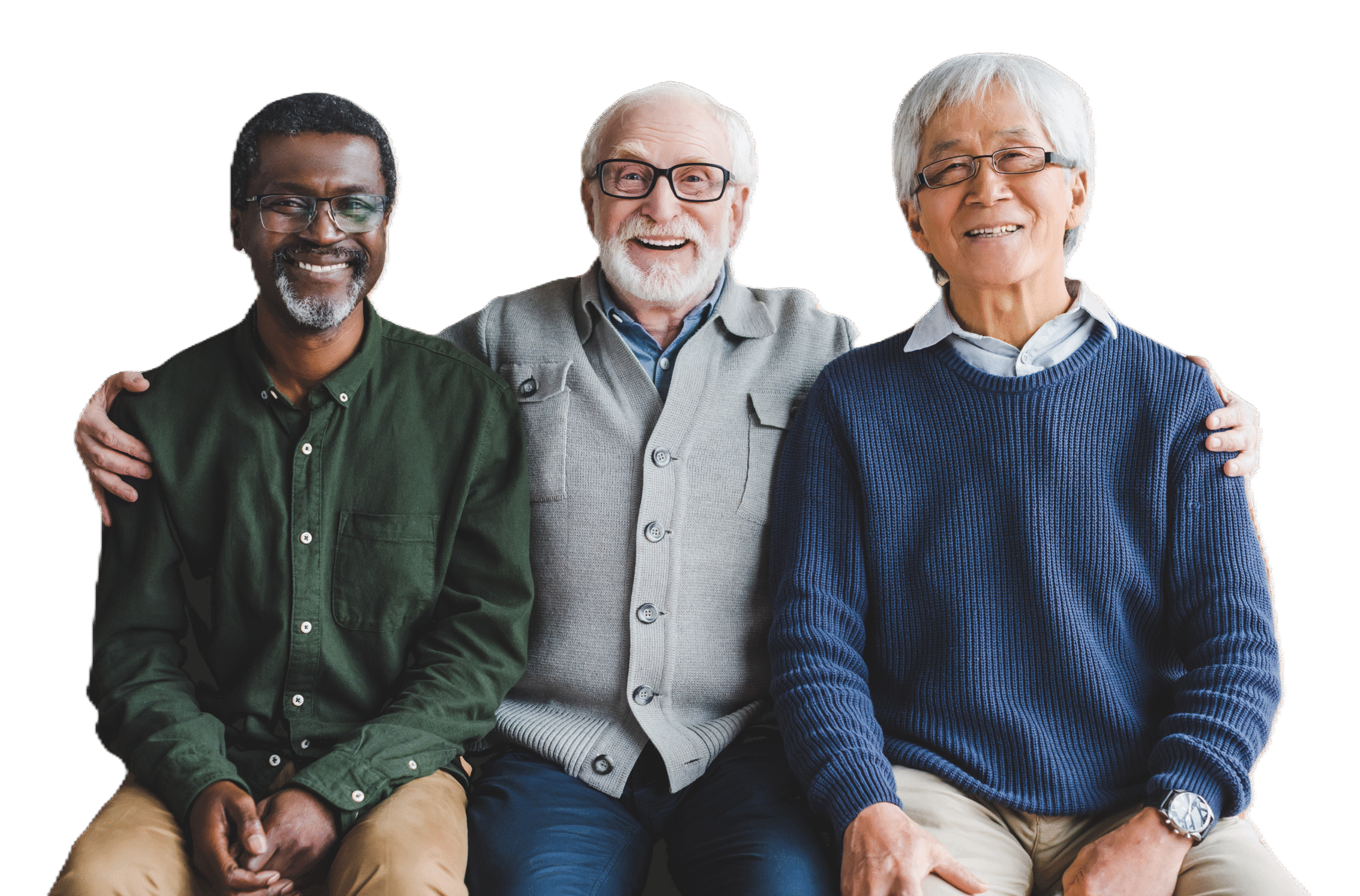 Friends Sitting Transparent Background